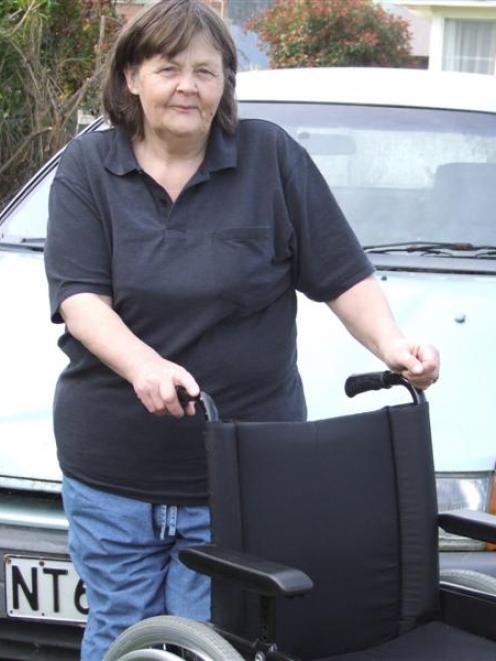 Mataura amputee Margaret van Tongeren is urging able-bodied people to leave disabled parks vacant...