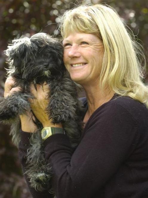 Max the dog was reunited with his owner, Bronwyn Anderson, after he wandered and was picked up...