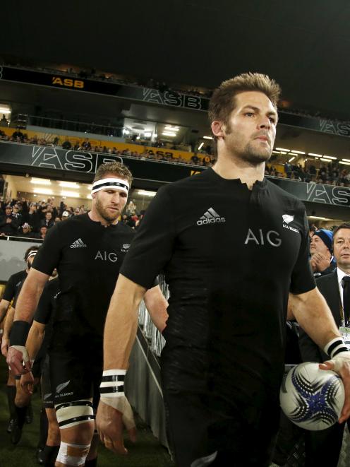 McCaw became the most capped player in the Bledisloe match on Saturday night. Photo: Reuters