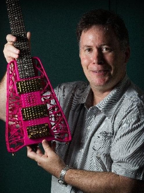 Mechatronics professor Olaf Diegel specialises in 3-D printing and makes his own electric guitars...