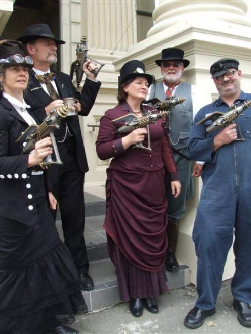 Members of the League of Victorian Imagineers (from left) Helen Jansen, Iain Clark, Sally Hope,...