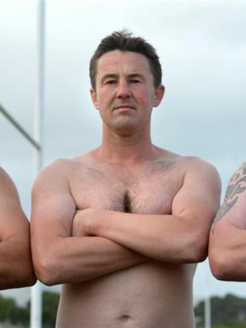 Members of the Pirates Senior team, including (from left) Conrad Stedman, Chris Maclean and Paul...