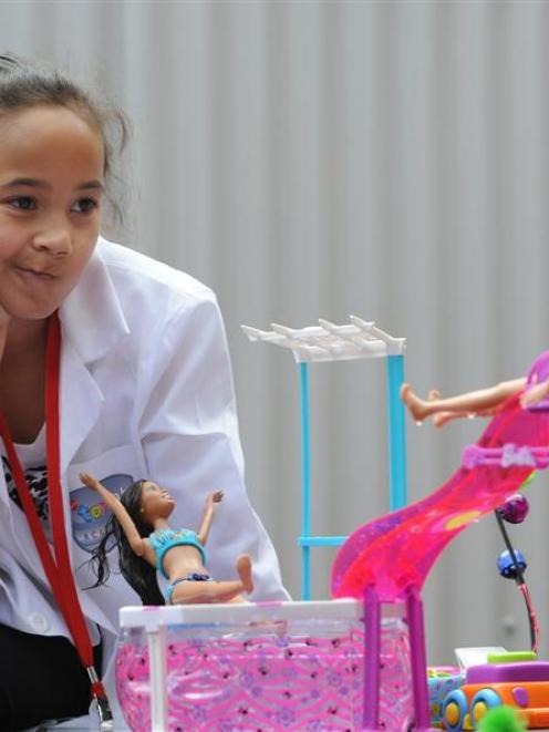 Mia Blakie-Parsons will spend the next year playing with toys in a job most people would consider...