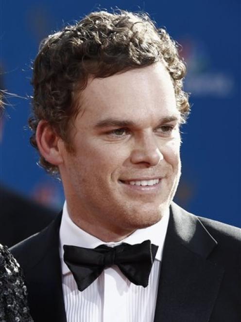 Michael C. Hall arrives for the Emmy Awards in Los Angeles in August. (AP Photo/Matt Sayles, file)