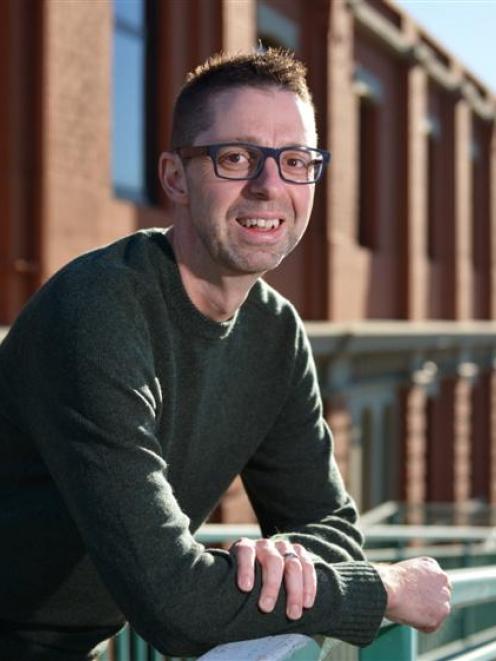 Michael Macknight outside his ADInstruments office in Dunedin. Photo by Gerard O'Brien.