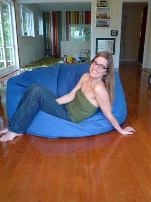 Michele Powles at home in Auckland.  Photo supplied.
