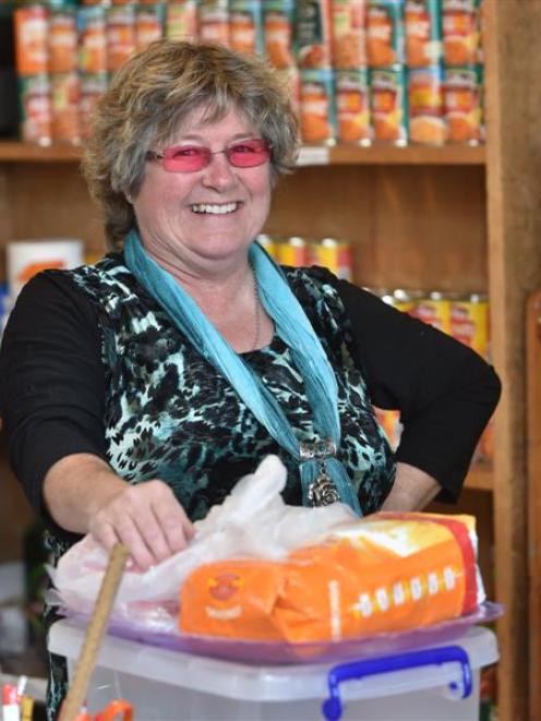 Michelle Kerr, of the Mosgiel Community Foodbank, says demand from superannuitants increased over...