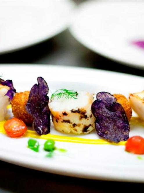 Milford Sound Karengo Crayfish by Blanket Bay executive chef Debbie Crompton. Photo supplied.