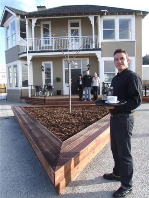 Milligans Cafe and Store manager Robin Stock (front) and staff Rose Elphinstone-Hayes, Craig...