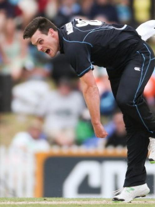 Mitchell McClenaghan has an outstanding ODI record, despite taking some punishment against the...