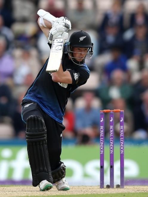 Mitchell Santner of New Zealand during the 3rd ODI Royal London One-Day Series between England...