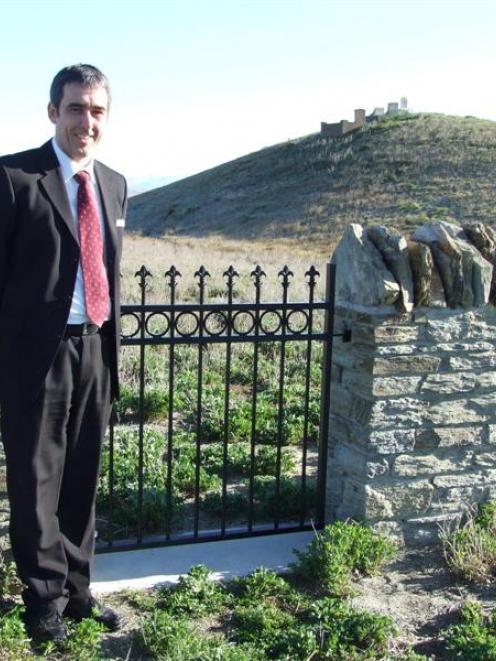Moa Creek Cemetery Trust chairman Jeff Sawers, of Alexandra, at the cemetery, which reopened for...
