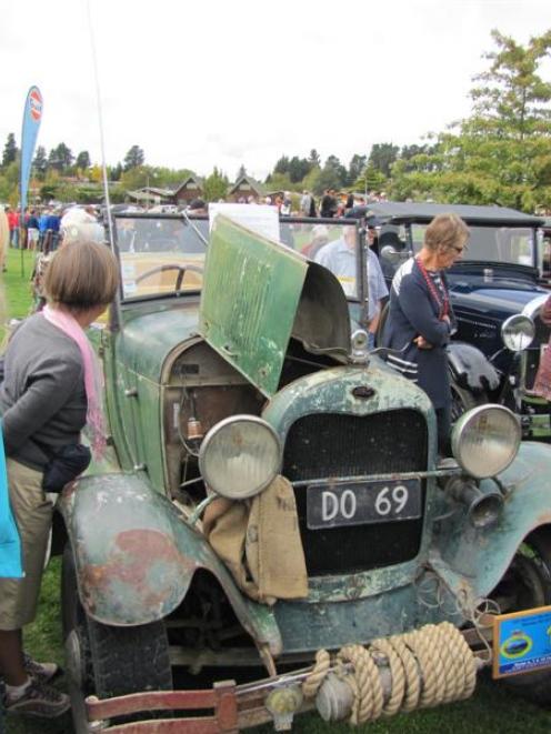 Model A Ford Angus pulled the crowds at the National Model A Meet in Wanaka yesterday despite its...
