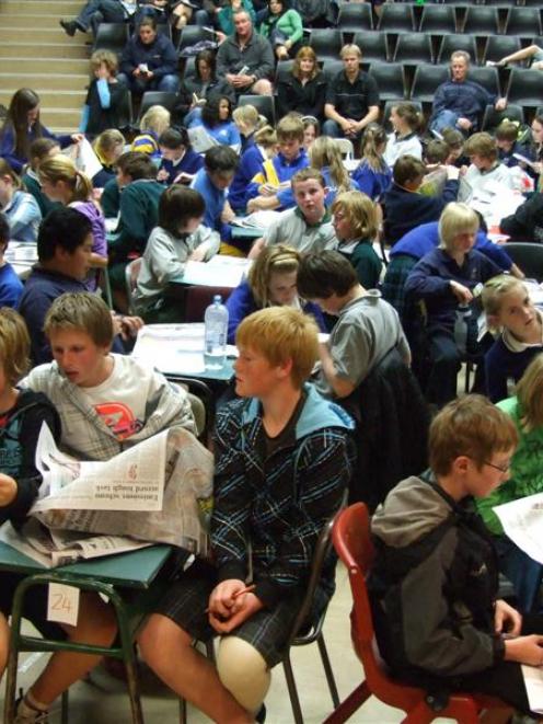 More than 150 year 7 and 8 pupils took part in last night's Central Otago ODT Extra! current...