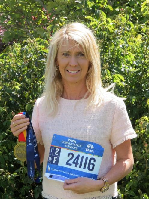 Mosgiel woman Sharon McLennan has run her first-ever marathon and it was one of the most highly...