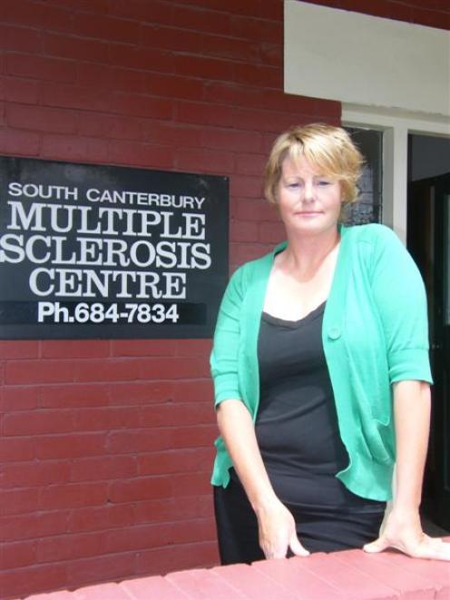 Multiple sclerosis sufferer Jo Tatnell, of Timaru, is selling raffle tickets to raise money for...