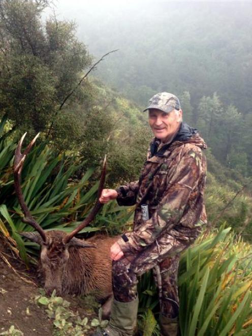 Murray Edge on a hunting trip at Easter. Photo supplied