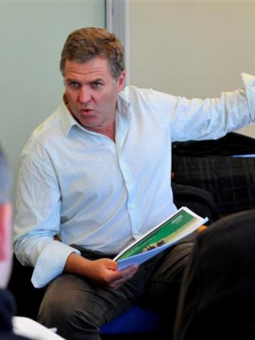 MyFarm director Andrew Watters talks to southern investors about the Pastoral Dairy Investment...