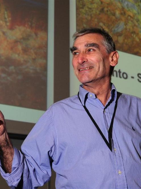 Nasa scientist Prof Max Coleman discusses the heavily-mined Rio Tinto area in southern Spain,...