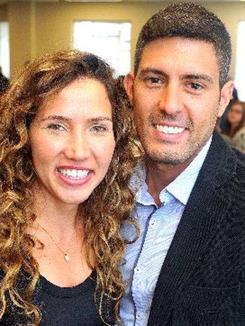 New citizens Raquel Bastos and Maykon Dias, from Brazil. PHOTO: CHRISTINE O'CONNOR