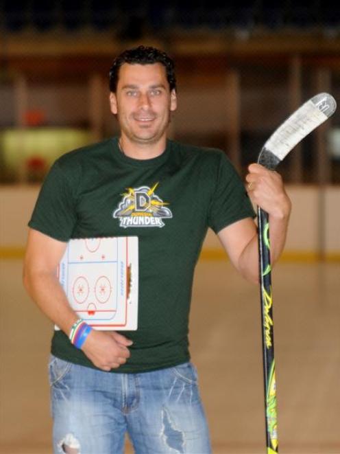 New Dunedin Thunder coach Janos Kaszala: "A fresh start is good because you can leave stuff...