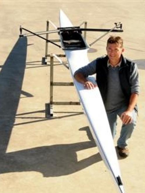 New high-performance rowing coach Grant Craies at the University of Otago Aquatics Centre...