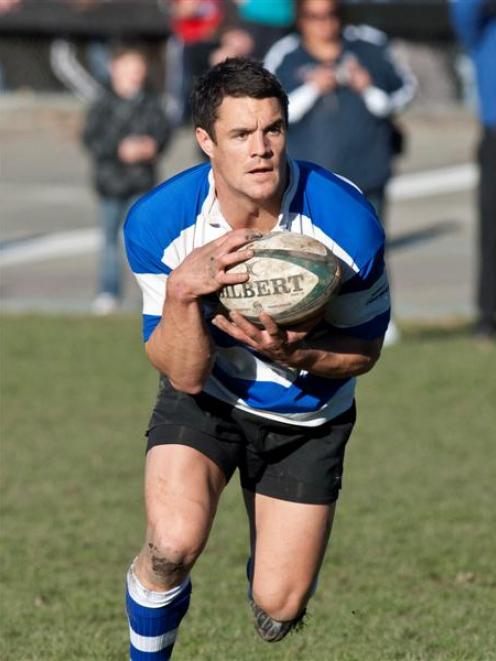 New Zealand All Black Dan Carter returns to rugby playing for club side Southbridge last Saturday...