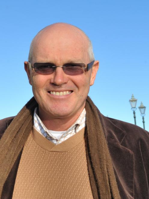 New Zealand cricketer Martin Crowe at the Dunedin Railway Station last year. Photo by Gregor...