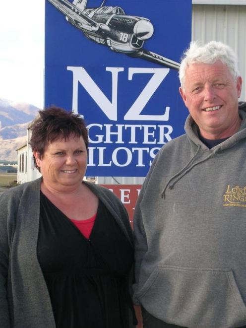 New Zealand Fighter Pilots Museum curator Ian Brodie and his wife, Diane, are leaving Wanaka...