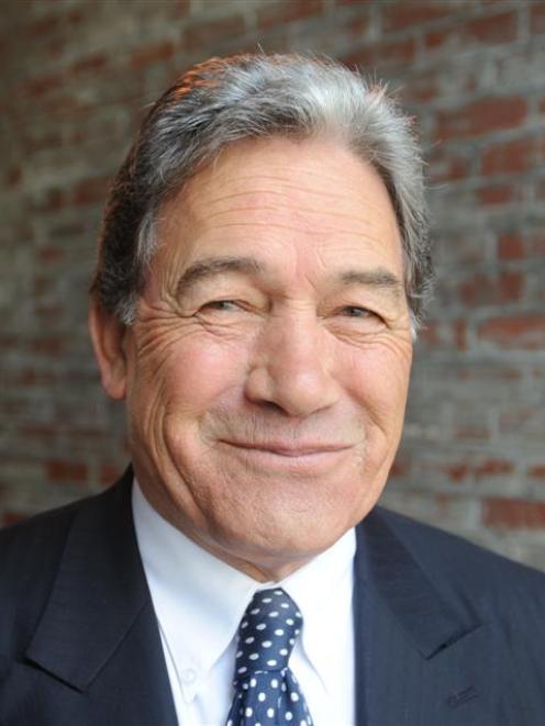 New Zealand First Leader Winston Peters. Photo by Peter McIntosh.