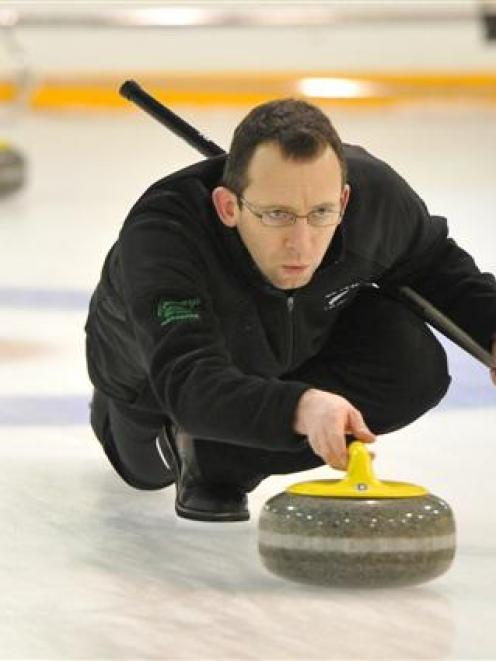 New Zealand representative Peter de Boer in action at the New Zealand championships at the...