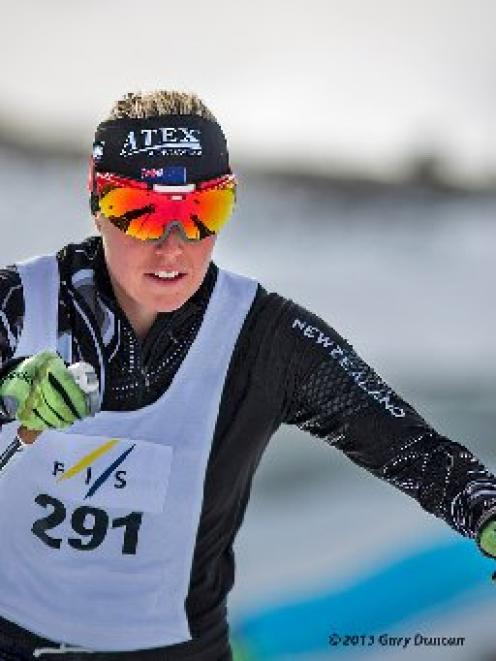 New Zealand's Sarah Murphy will be racing in the cross-country sprint race at the Snow Farm today...