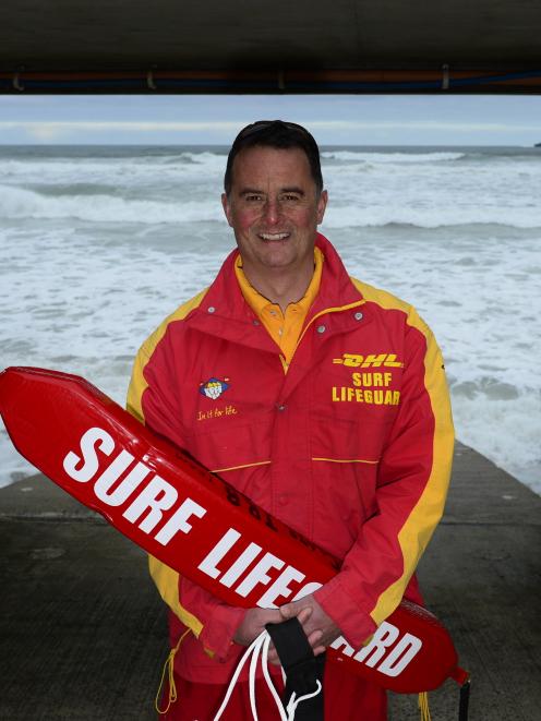 New Zealand Surf Life Saving volunteer of the year Antony Mason at the St Clair Surf Life Saving...