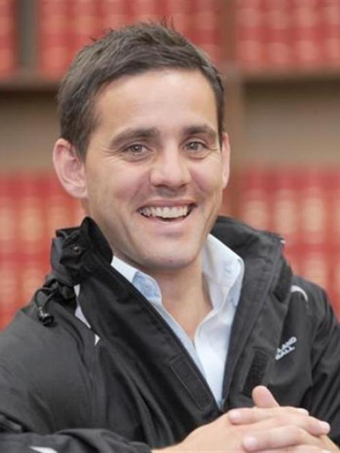 New Zealand women's soccer coach John Herdman in Dunedin yesterday. Photo by Peter McIntosh.