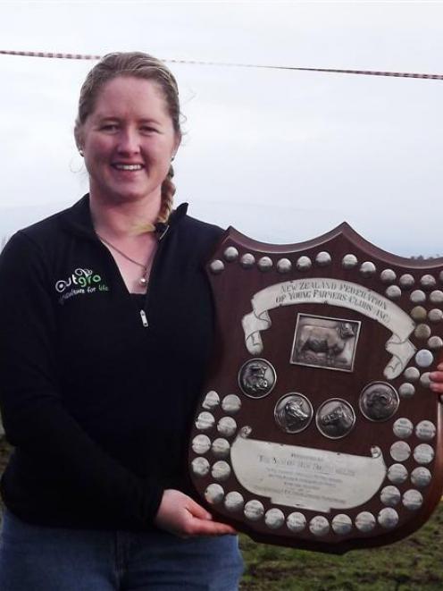 New Zealand Young Farmers national stock judging champion Olivia Ross. Photo supplied.