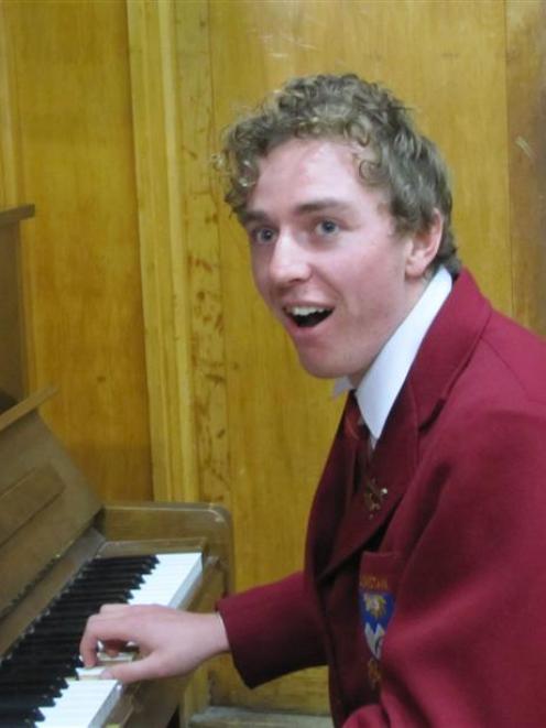 Nicholas Goudie, Alexandra's newest member of the New Zealand Secondary Schools choir. Photo by...