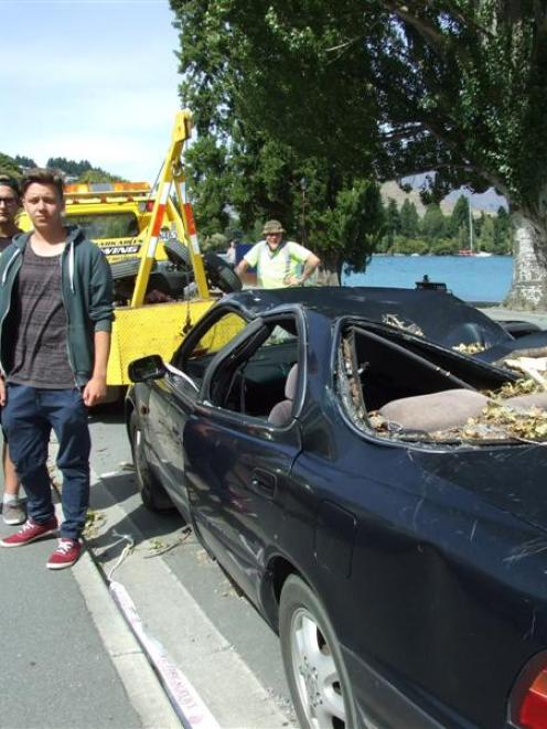 Nico Reiner (left) and Paul Zeller (both 18), from Germany, say they are out of pocket  after a...