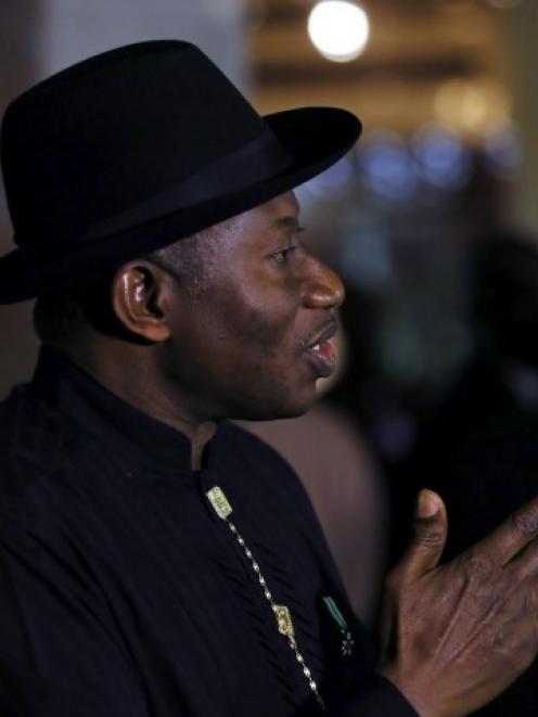 Nigerian President Goodluck Jonathan. REUTERS/Afolabi Sotunde