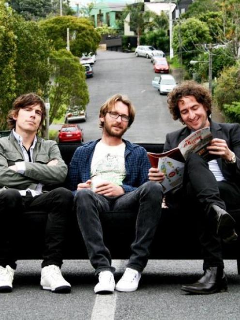 Nightchoir members (from left) Mike Hall, Matthias Jordan and Mike Franklin-Browne.