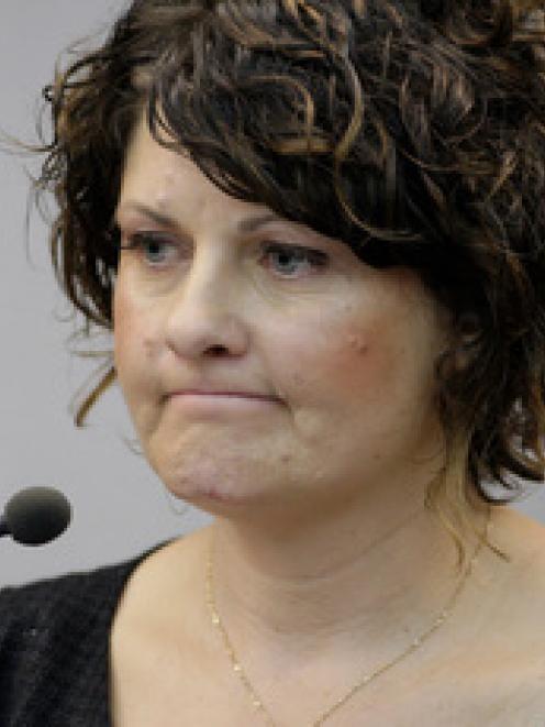 Nikki Guy, who has been giving evidence in the trial of Ewen Macdonald for the murder of Feilding...