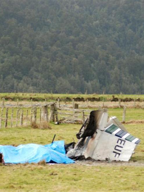 Nine people died when this aircraft believed to be carrying a group of skydivers crashed shortly...