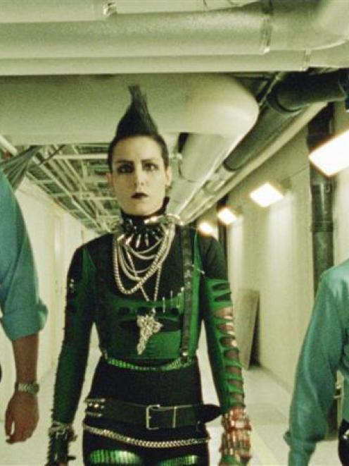 Noomi Rapace as Lisbeth Salander in a scene from <i>The Girl Who Kicked the Hornets' Nest</i>....