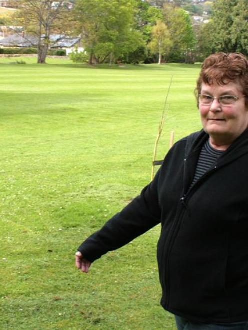 North East Valley resident Kathy Murphy strolls through Chingford Park. She hopes that Otago...