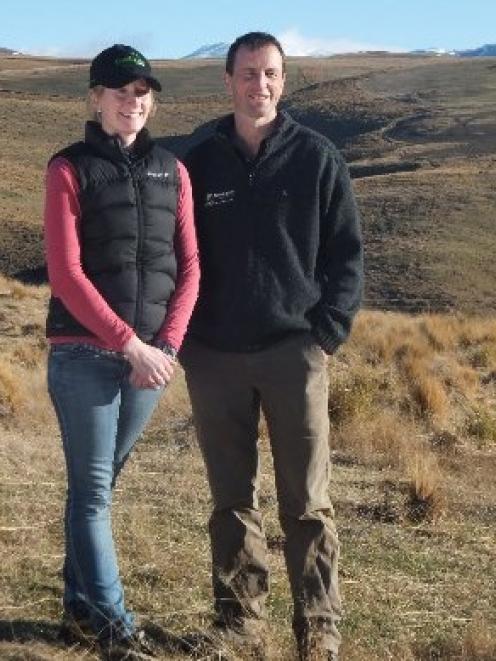 North Otago farmers Jane Smith and her husband Blair. Photo supplied.