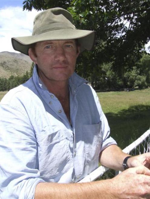 North Otago Federated Farmers high country representative Simon Williamson at home on Glenbrook...