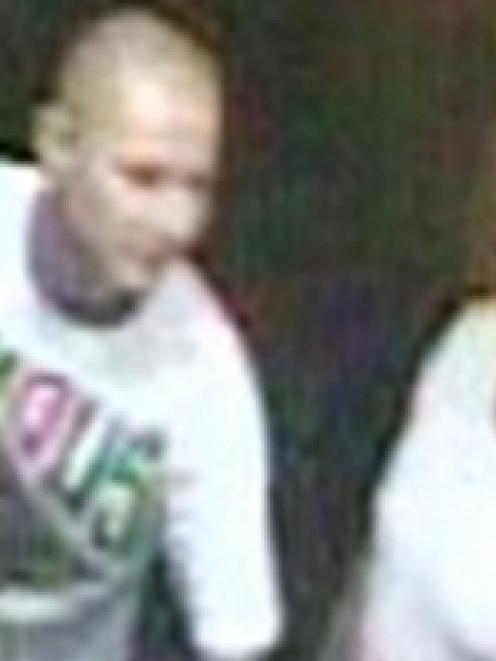 North Shore police released CCTV pictures of the two men they believe may have been involved in...