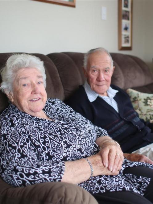 Oamaru couple Bettina and Jim Calder celebrate their 65th wedding anniversary tomorrow. Photo by...