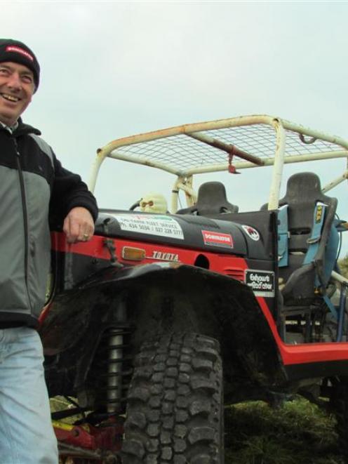 Oamaru four-wheel-drive enthusiast Brian Kyles is ready for the Rotary Club of Waitaki's annual ...