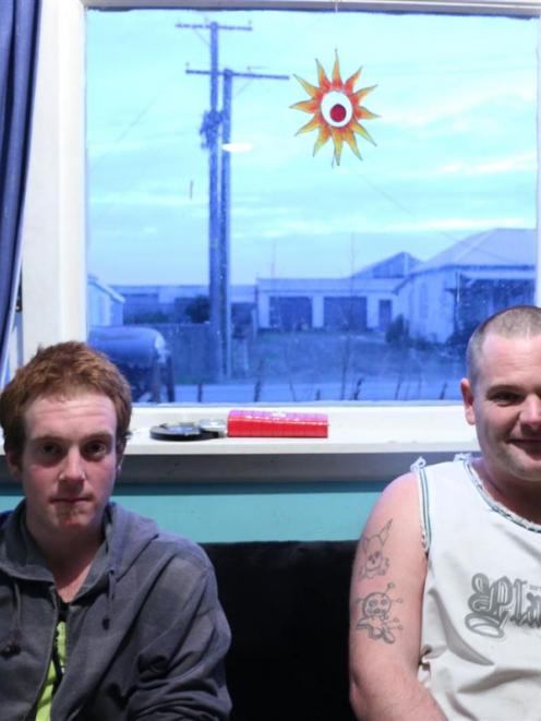 Oamaru's Aaron Macahan (left) and Nathan Belcher quit legal highs about three weeks ago. Photo by...