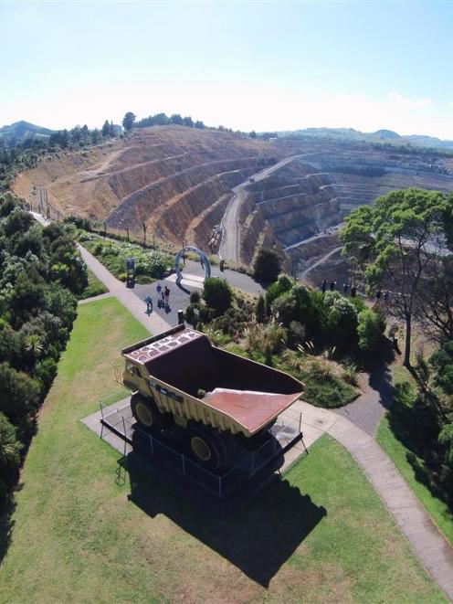 Oceana Gold’s Waihi gold mine. Photo supplied.